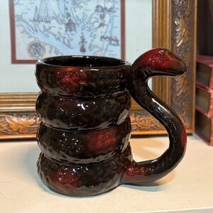 Serpent Design Black and Red Mug